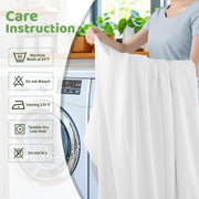 LBRO2M Cooling Bed Sheet 100% Viscose Derived from Bamboo Sheet Set King Size 4 Piece,16" Deep Pocket, 1800 TC Sheet Super Soft Silky Smooth,Breathable Comfortable (King White)