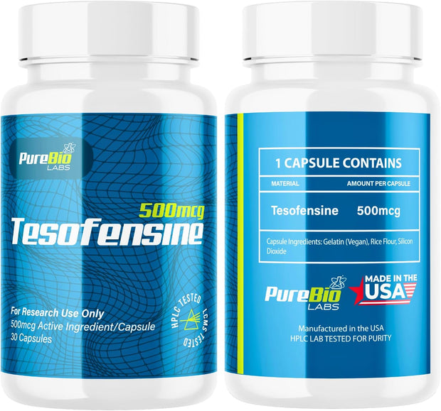 TESO & 5-Amino Capsule Bundle: Teso+ 500mcg Cognitive Function & 5A-1-Molecule 50mg NAD+ Activator, Metabolic & Wellbeing Support, 2 Bottles(90 Capsules), USA Made