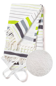 Native Fab Oversized Turkish Beach Towels - 2 Pack - Terry Cotton - Extra Large 40x72 inches, Soft, Absorbent, Quick Dry Towels for Adults, Swim, Bath, Spa, Pool - Red, Orange, Blue, Navy