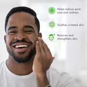 Tiege Hanley Mens Acne Serum for Face - Lightweight Facial Acne Serum with Salicylic Acid, Granactive Complex & Tea Tree Oil for Blackheads, Open Pores & Redness - Moisturizer for Oily Skin