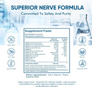 Nerve Savior for Neuropathy – 600 mg Alpha Lipoic Acid Supplement for Fingers, Hands, Toes & Feet – 120 Capsules