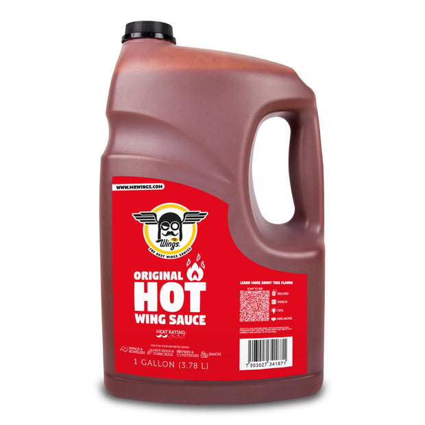 Mr Wings Chipotle Pepper & Orange Mild Sauce 1 Gallon (128 Fl Oz). Authentic consistent chili sauce, ideal for cooking pork and chicken. Big sauce bulk.