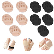 Ball of Foot Cushions (5 Pairs) - Metatarsal Pads for Women & Men, Soft Forefoot Pads for Ball of Feet, Reusable, Breathable, Prevent Pain & Discomfort