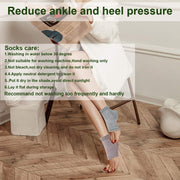 Vented Moisturizing Gel Heel Socks, 3 Pairs Toeless Spa Sock for Foot Care Treatment, Cracked Heels, Dry Feet, Foot Calluses (Gray, Green, Pink)