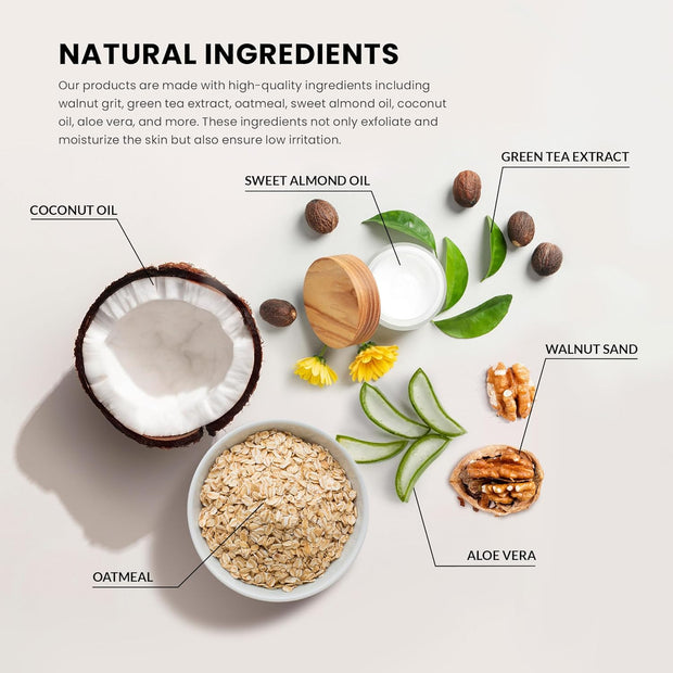 Rinse & Robust Mens Natural Bar Soap 6Pcs Handmade Cleansing Soap Bar Set Moisturizing&Exfoliating Scrub Soap Gifts for Men 6 Different Scents 3.5 oz of 6 Bars