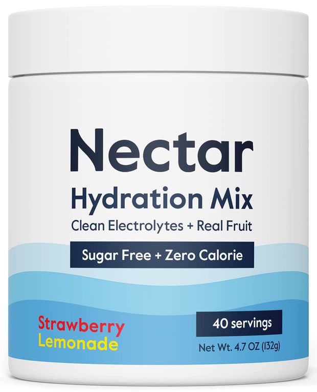 Nectar Hydration Packets - Electrolytes Powder Packets - Sugar Free & 0 Calorie - Organic Fruit Liquid Daily IV Hydrate Packets for Dehydration Relief and Rehydration (Variety 30 Pack)