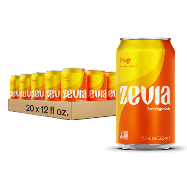 Zevia Zero Calorie Soda, Nostalgic Variety Pack, 12 Fl Oz (Pack of 20)