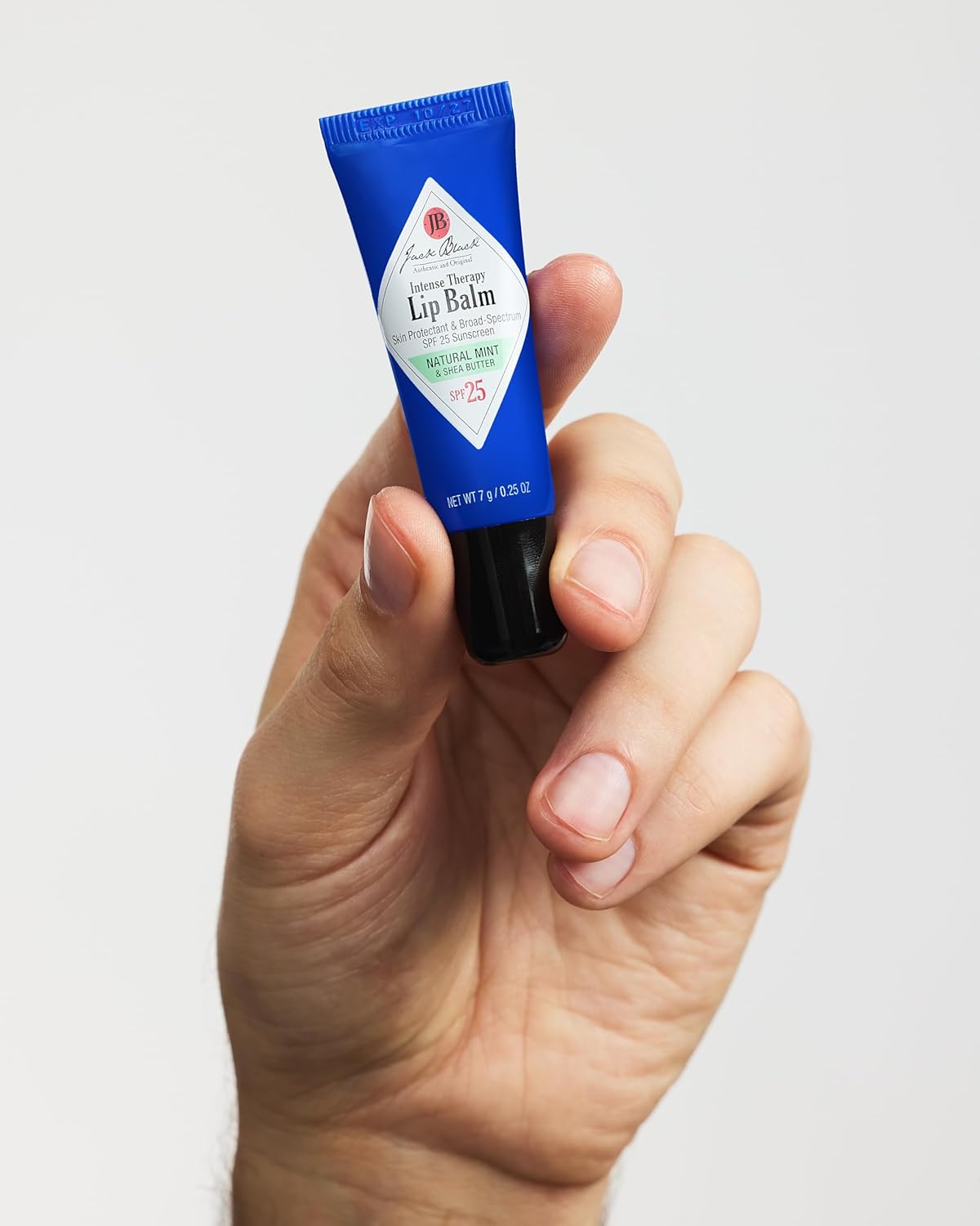 Jack Black Intense Therapy Lip Balm - Jack Black Lip Balm SPF 25 Sunscreen, SPF Lip Balm for Chapped Lips, Lip Sunscreen, Lip SPF, Lip Moisturizer for Dry Lips, Lip Balm with SPF, Lip Protection