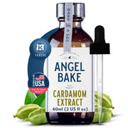 Pure Rose Extract for Baking & Mixology - Culinary Grade Rose Essence and Flavoring - Kosher, Keto Friendly, Vegan, Gluten-Free for Desserts, Beverages & Recipes (2 Oz Extract with Latex-Free Dropper)