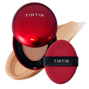 TIRTIR Mask Fit Red Cushion Foundation | Full coverage, Weightless, Skin fit, Satin Glow Finish, Korean Makeup, beauty, Tattoo cover up, Buildable (#29N Natural Beige, 0.63 Fl Oz)