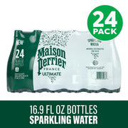 Perrier Sparkling Natural Mineral Water, 16.9 Oz, Case Of 24 Bottles