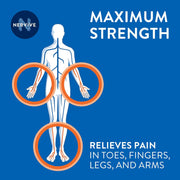 Nervive Pain Relieving Roll On Liquid, Max Strength No-Mess Topical Pain Reliever with Lidocaine and Menthol for Toes, Feet, Fingers, Hands, Legs & Arms, 2.5oz