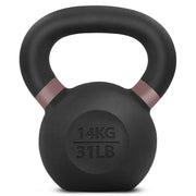 Yes4All Powder Coated Cast Iron Kettlebell Strength Training Kettlebells Weight Set for Full Body Workout, Home Gym