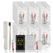 Toiletry Kits Homeless Personal Hygiene Kits for Homeless Care Package Supplies In Bulk, Disposable Travel Size Essential Women Men Toiletries Set for Hotel, Charity,Camping,Travel (20 Pack)