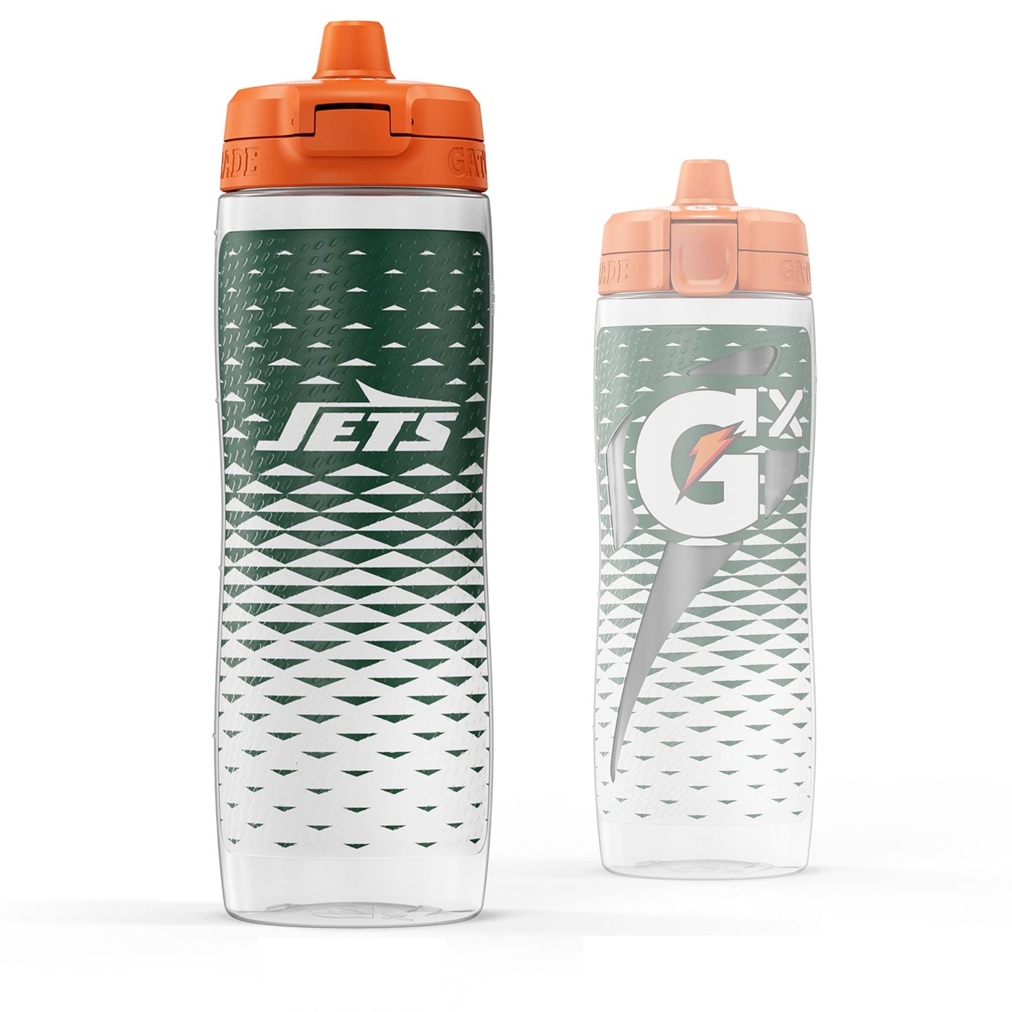 Gatorade Gx NFL Non-Slip Squeeze Bottles, 30 fl oz, Gx Hydration System