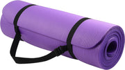1/2-Inch Extra Thick High Density Anti-Tear Exercise Yoga Mat with Carrying Strap
