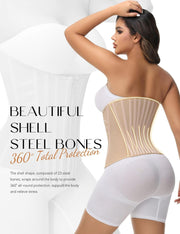 SHAPSHE Waist Trainer for Women Tummy Control Waist Cincher Corset Sport Workout Body Shaper Postpartum Belly Band Gym