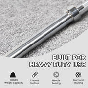 Olympic Barbell Bar for Power Lifting and Weightlifting, 700 Pound Capacity, 2 Inch Diameter