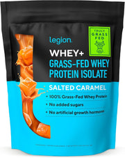 LEGION Whey+ Protein Whey Isolate from Grass Fed Cows - Whey Protein Isolate Powder Low Calorie, Non-GMO, Sugar Free, Lactose and Gluten Free, All Natural Protein Powder for Men & Women 30 Servings