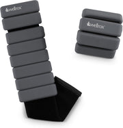 Weighted Bangles – Adjustable Ankle and Wrist Weights for Women & Men – Set of Ankle Weights 2 lbs (1 lb Each Wrist Weight) | Weighted Arm Bands for Pilates, Yoga, Running & Walking