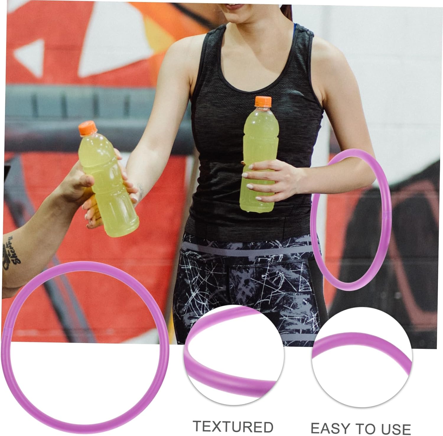 Mipcase Sports Supplies Arm Hoop Tools Foam Arm Hoop for Relaxing Exercise at Home or Office
