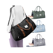 Weekender Duffel Bags for Women Men, Travel Totes Bag for Airplane, Cute Sports Gym Dance Overnight Luggage Bag with Wet Pocket Shoe Compartment, Carry On Hospital Bag for Labor and Delivery