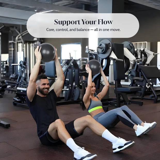 Pilates Ring Set - Essentials Kit with Magic Circle Pilates Ring, 3 Resistance Bands, Stretching Strap, Mini Exercise Ball, Exercise Guide, Fitness Essentials Starter Kit for Home Workout