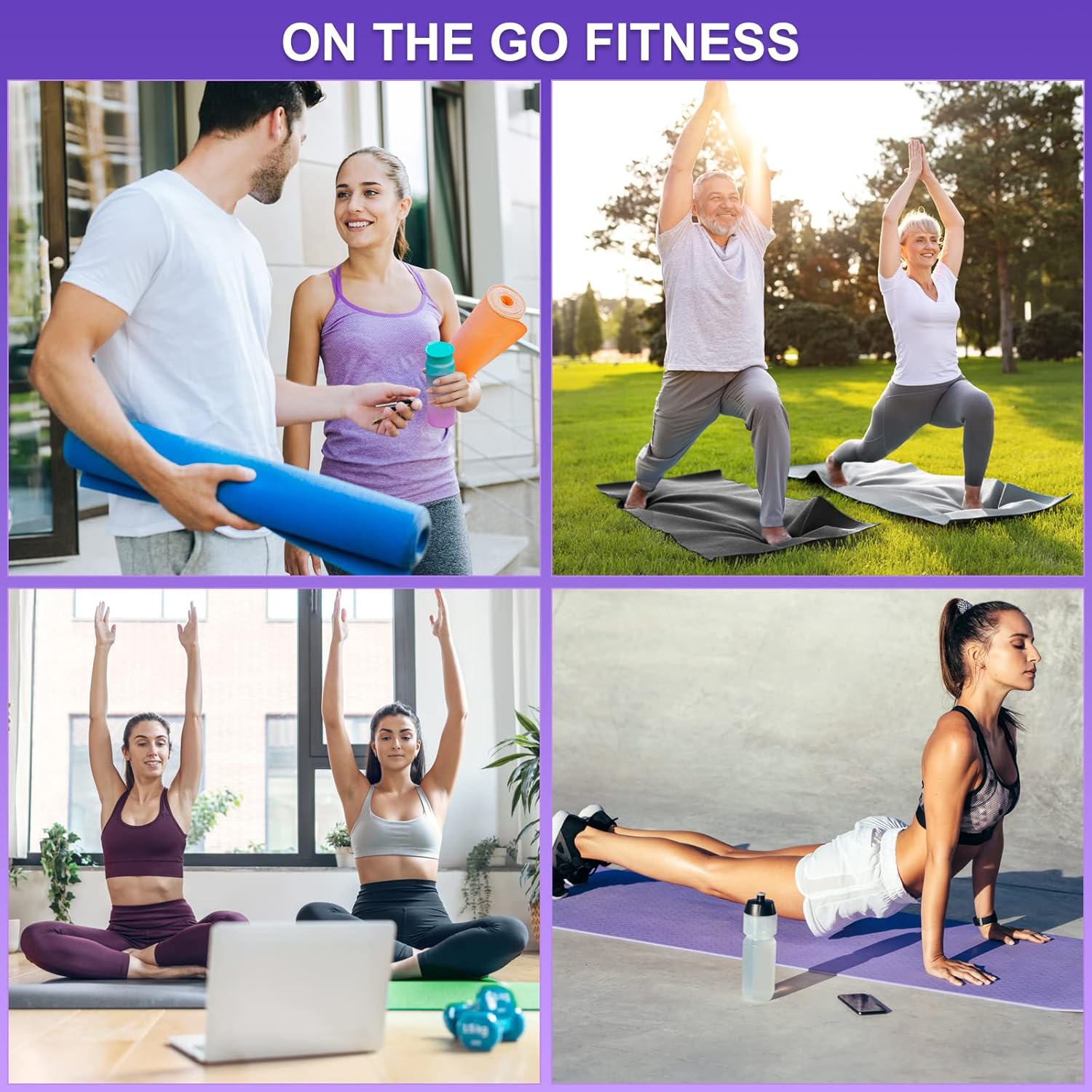 24 Pcs 3 mm Thick Yoga Mat Bulk, 68.11 x 24.02 Inches Exercise Workout Non Slip Fitness Pad for Women Kids Gym Home Yoga Pilates, Reliable Sturdy Material and Easy to Clean