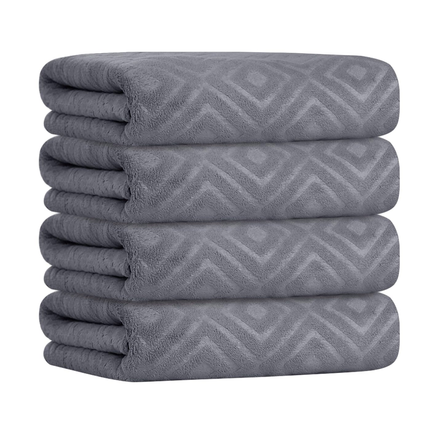 JML Microfiber Bath Towels, Oversized, Ultra Soft, Super Absorbent and Fast Drying, No Fading Large Bathroom Towel Set for Sport, Travel, Fitness, SPA and Yoga (Coral Fleece - Blue, 30 in x 60 in)