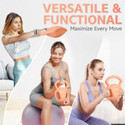 Yes4All Kettlebell 10&15lb Weight with Wide Multigrip Handle for Dumbbell Weights Exercises, Full Body Workout Equipment