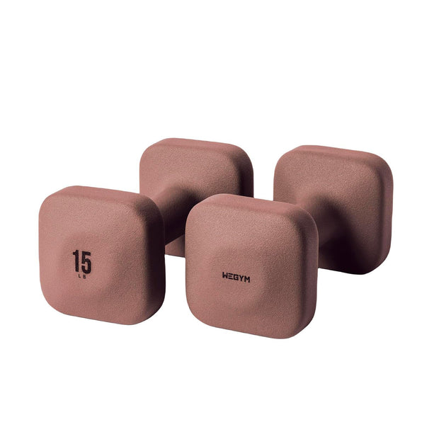 SafeGrip Dumbbells, Anti-Slip, Anti-Roll, Thick Handles, Free Weights, Square Dumbbells for Secure Workouts at Home, Weightlifting, and Personal Training