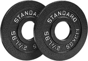 Steel Olympic Plates 155lb Set - Olympic Standard Premium Coated Pairs of 35lb, 25lb, 10lb, 5lb, and 2.5lb for Weight Lifting Powerlifting