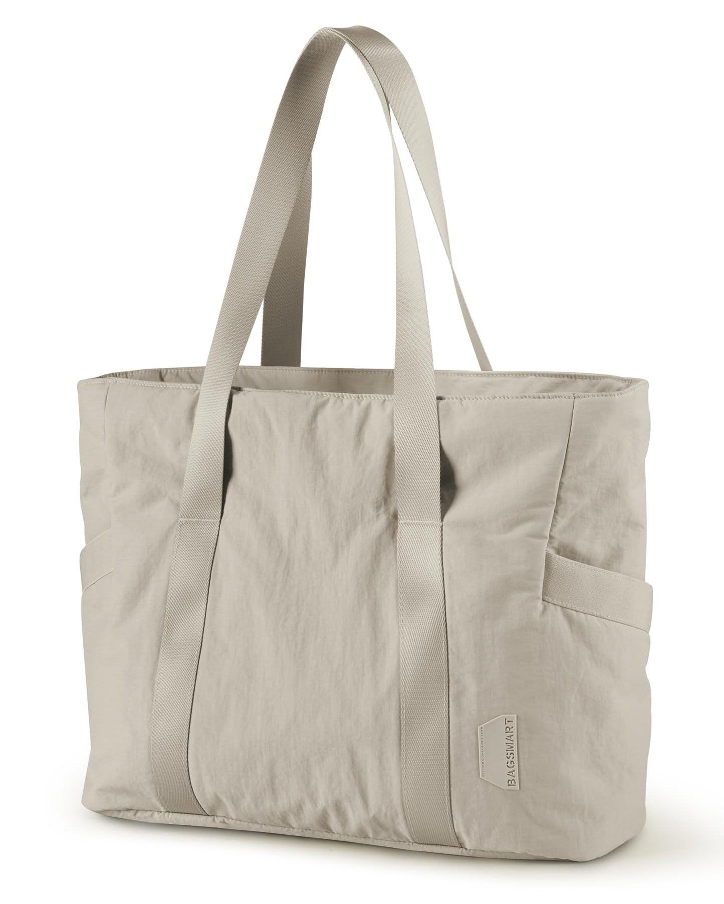 BAGSMART Tote Bag for Women with Zipper, Gym tote with Compartments, Work Tote Nurse Dance Yoga Bag for Travel