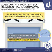 Ultimate Body Press Wall Mounted Doorway Pull Up Bar