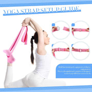 Poen Home Pilates Kit for Women Pilates Equipment Ring and Ball Set with Stretching Strap 8 Resistance Bands Non Slip Socks Gym Back Bags Exercise Equipment for Workout