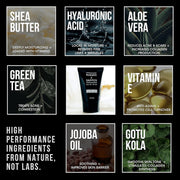 RUGGED & DAPPER - Age Defense Face Moisturizer for Men | 4oz | Hydrating Mens Face Lotion | Unscented + Anti- Aging Formula for Clear Skin | Natural Ingredients | Made in USA