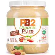 PB2 Organic Powdered Peanut Butter | USDA Organic Certified, Non-GMO Project Verified, Gluten-Free Peanut Butter Powder | Vegan, Keto Friendly | 24oz Resealable Jar