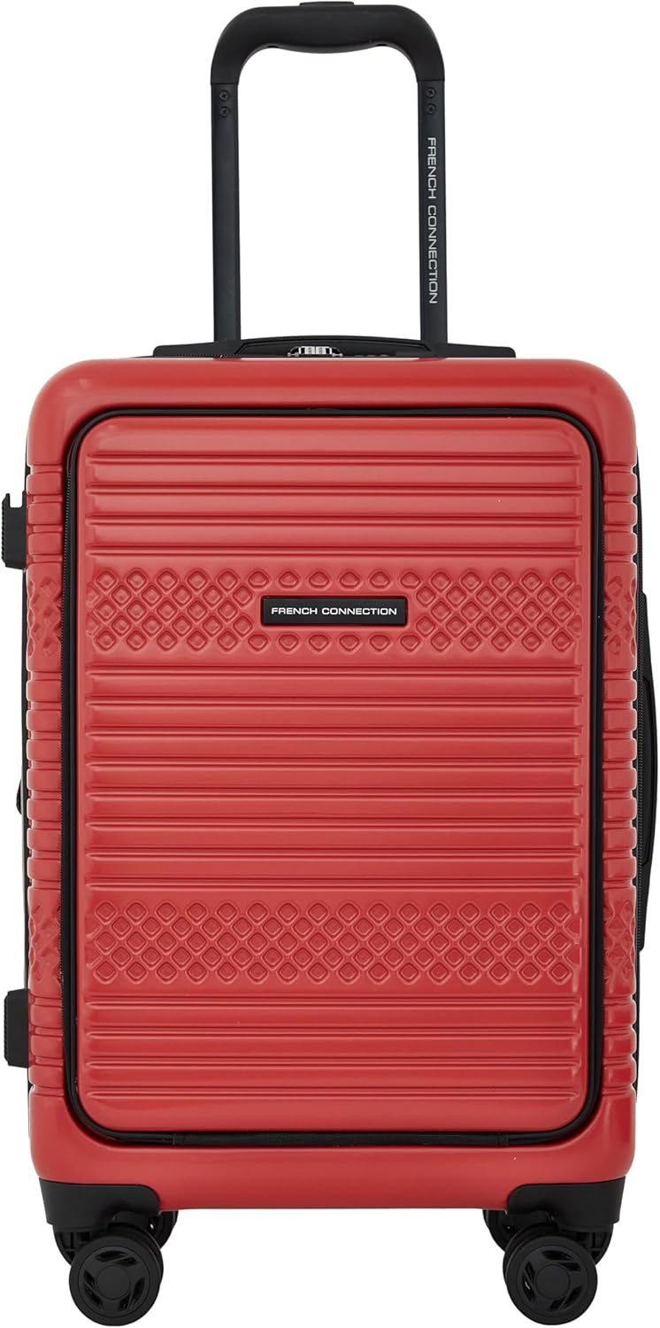French Connection 5 Piece Mersai Luggage Travel Set, Cayenne