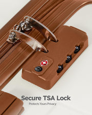 Suitour Luggage 4 Piece Sets,Hardshell Lightweight Suitcase with Spinner Wheels TSA Lock (16"/20"/24"/28")