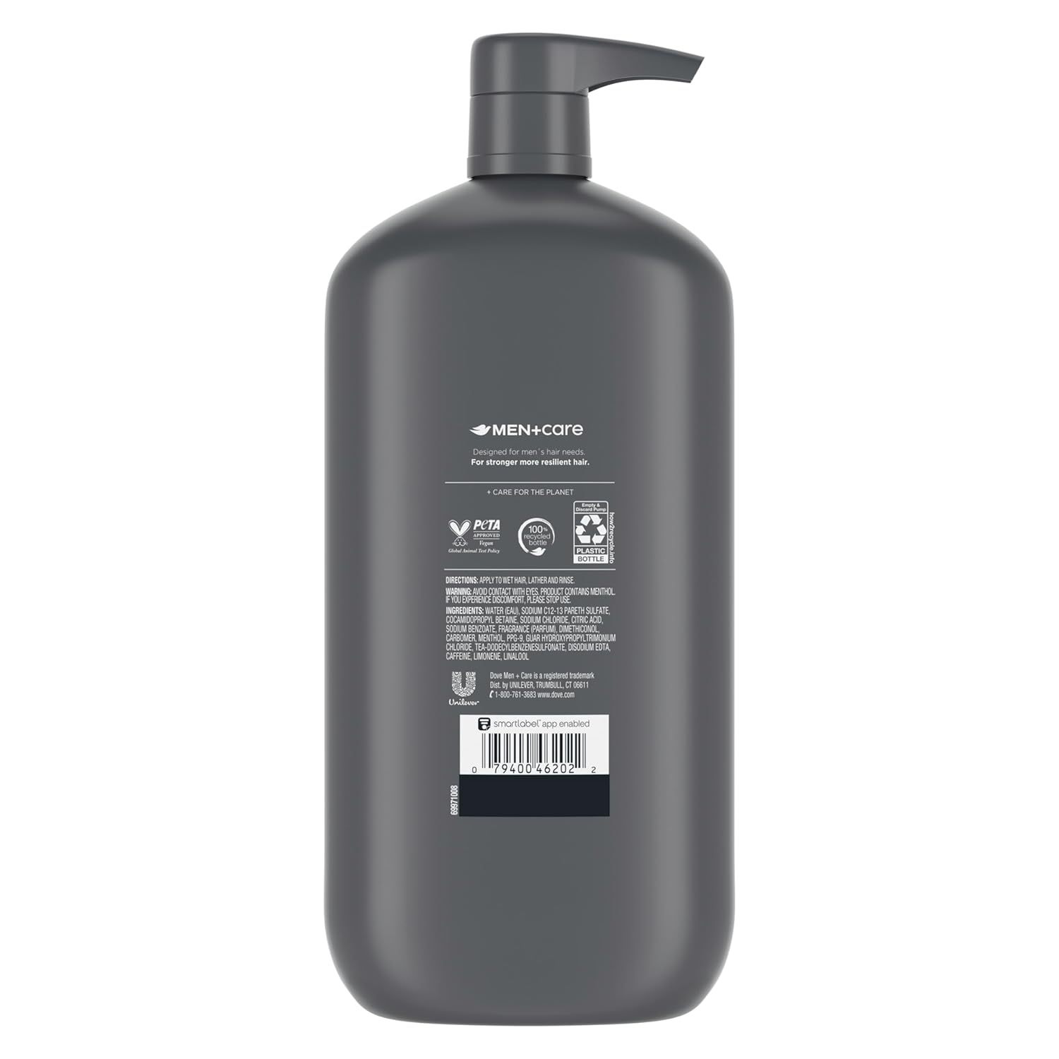 Dove Men+Care 2 in 1 Shampoo and Conditioner Fresh & Clean for Clean Hair Shampoo and Conditioner for Stronger, Healthy Hair Everyday 31 oz (Pack of 2)