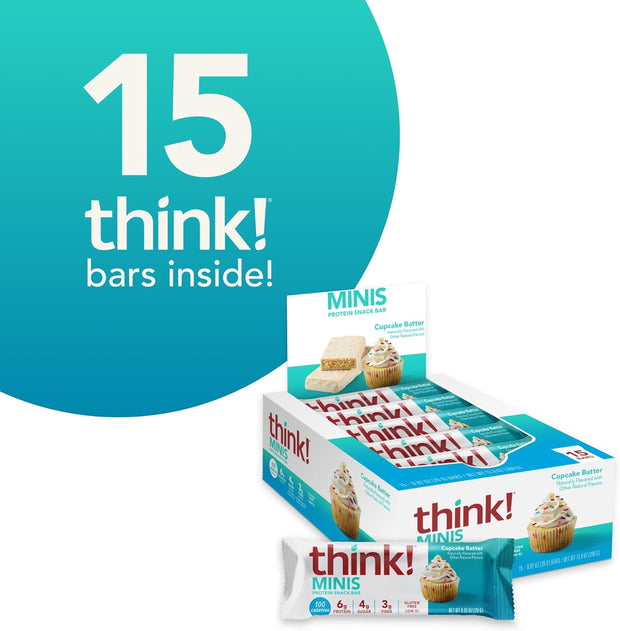 think! Minis, Cupcake Batter, 15 Count