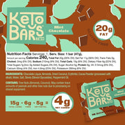 KETO BARS : The Original High Fat, Low Carb, Ketogenic Bar. Gluten Free, Homemade with simple ingredients. [Mint Chocolate, 10 Pack]