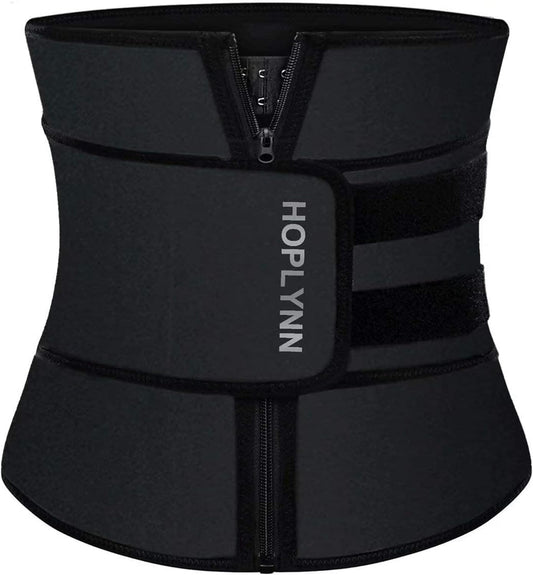 HOPLYNN Neoprene Sweat Waist Trainer Corset Trimmer Shaper Belt for Women