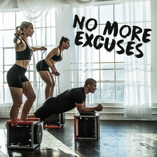 New Image Unisex's FITT Cube Total Body Workout, High Intensity Interval Training Machine, Accent Color Varies