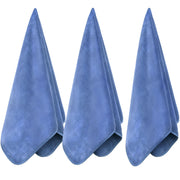 Microfiber Gym Towels Bigger Size Super Soft for Exercise Fitness, Sports, Workout, 380-GSM 15-Inch x 31-Inch Quick-Drying Towels (3 Pack, Grey+Blue+Purple)