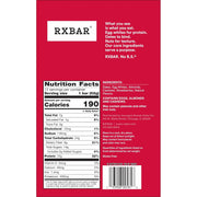 RXBAR Protein Bars, 12g Protein, Gluten Free Snacks, Strawberry, 22oz Box (12 Bars)