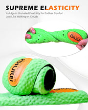 MINIQ Cloud Comfort Insoles for Men & Women - Ultra-Soft Shoe Soles with Memory Foam Cushioning, Arch Support Inserts with Gel Pad for Running, Walking & Boot Shoes