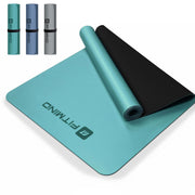 Professional PU Rubber Yoga Mat, Double-Sided Non Slip Sweat Resistant Exercise Mat for Men Women, Comfortable Extra Long & Wide for Yoga, Pilates, Fitness, Home Gym, 72"×26.8"×0.18"(4.5mm)Thick