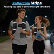 Weighted Vest for Woman Men, 6lb/8lb/12lb/16lb/20lb/30lb Weight Vest with Reflective Stripe, Weight Vests Adjustable for Walking, Weight Loss, Training, Running