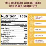 Mammoth Bar Almond Vanilla Bar - 10 Organic Protein Bars – Prebiotic • Paleo • Gluten Free • Egg Protein • GMO Free • Raw • Premium Nuts